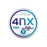4NX Nicotine Pouches Blue Raspberry Ice 10MG
